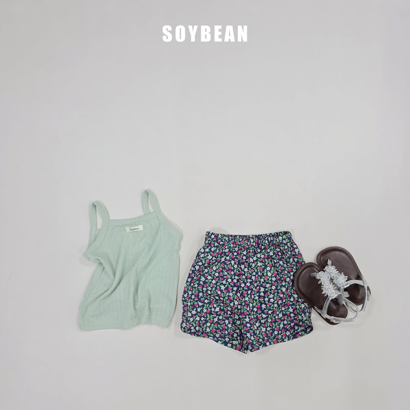 Soybean - Korean Children Fashion - #discoveringself - Strawberry Flower Sleeveless Set - 9