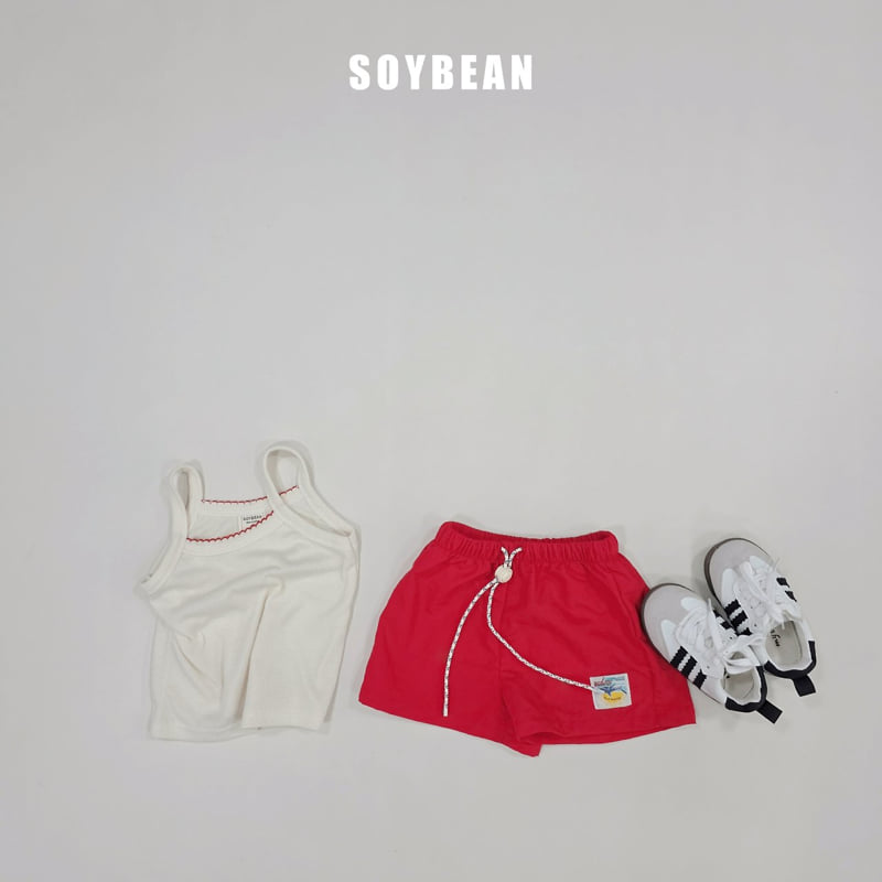 Soybean - Korean Children Fashion - #fashionkids - Pintuck Strap Sleeveless Top - 12