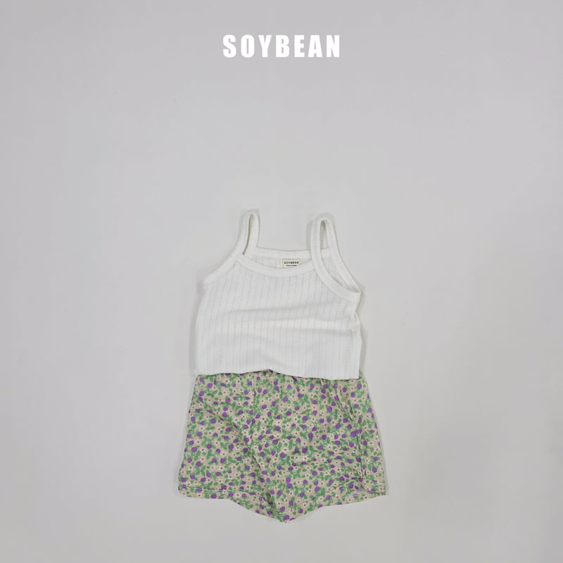 Soybean - Korean Children Fashion - #fashionkids - Strawberry Flower Sleeveless Set - 10