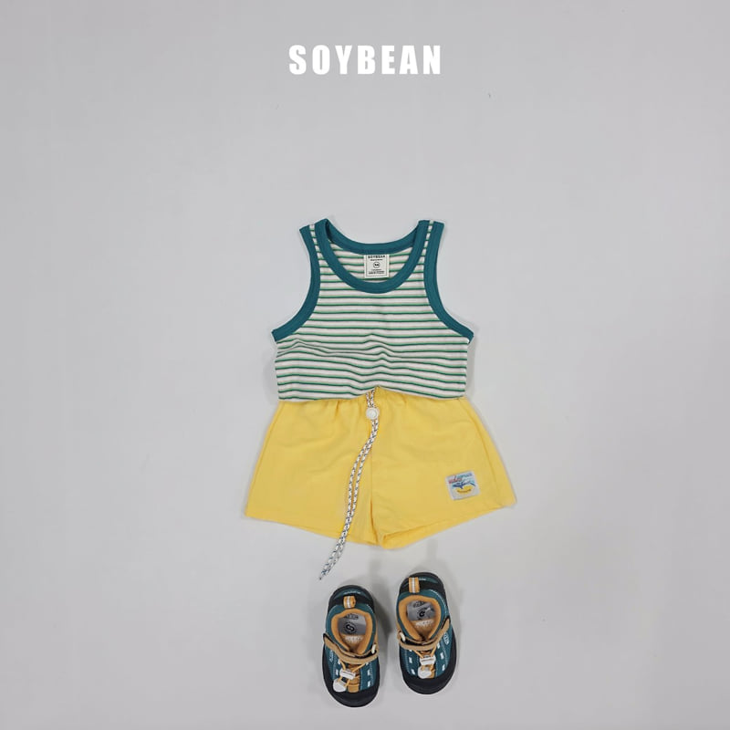 Soybean - Korean Children Fashion - #fashionkids - Marine Stripe Sleeveless Top - 8