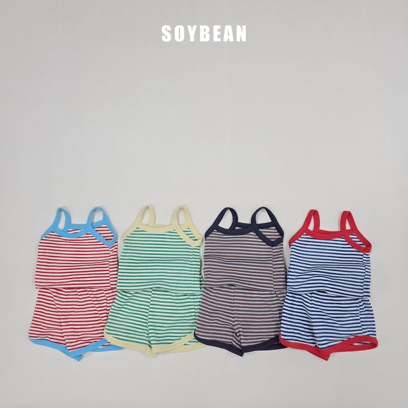 Soybean - Korean Children Fashion - #fashionkids - Windy Stripe Set