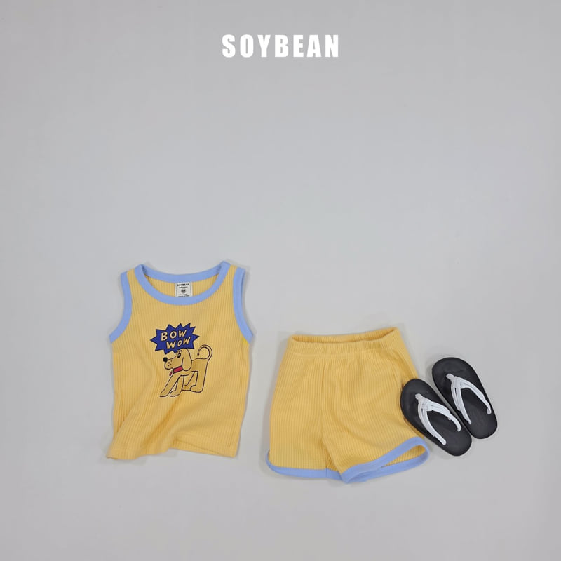 Soybean - Korean Children Fashion - #kidsshorts - Bow Wow Waffle Set - 12