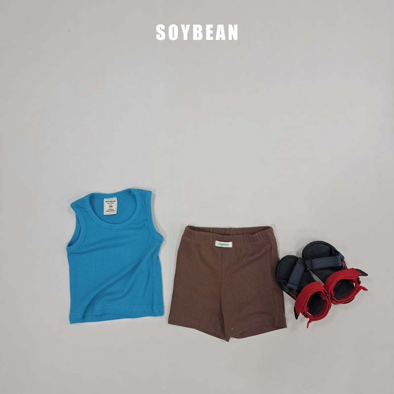 Soybean - Korean Children Fashion - #kidsshorts - Two-Tone Mini-Me Set - 7