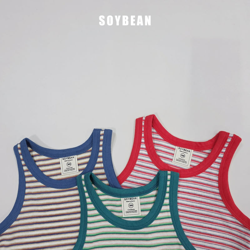 Soybean - Korean Children Fashion - #kidsstore - Marine Stripe Sleeveless Top - 10