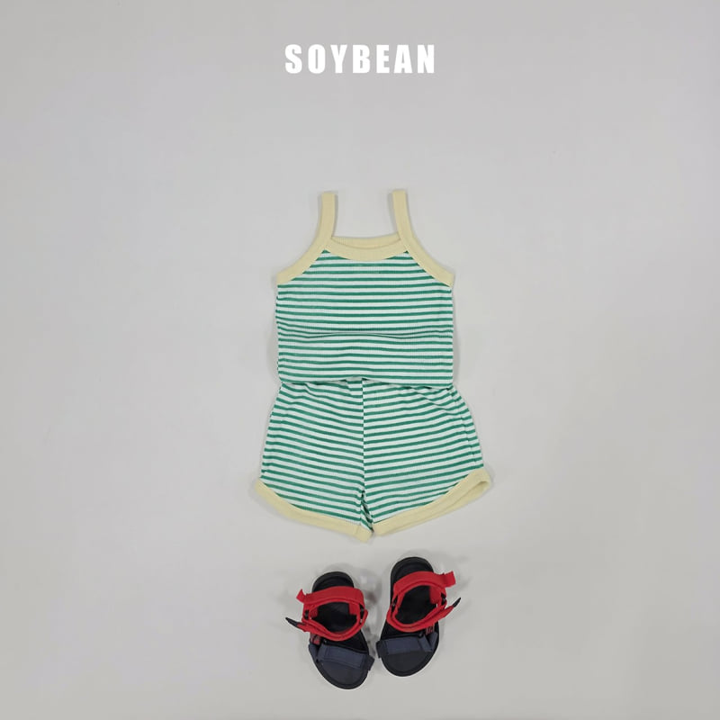 Soybean - Korean Children Fashion - #kidsstore - Windy Stripe Set - 3