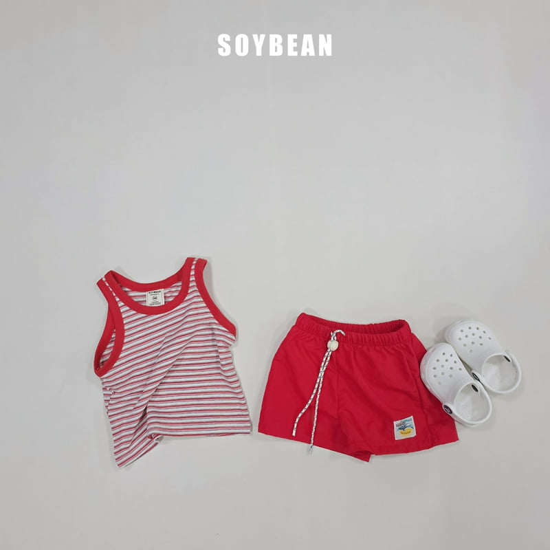 Soybean - Korean Children Fashion - #kidzfashiontrend - Marine Stripe Sleeveless Top - 11