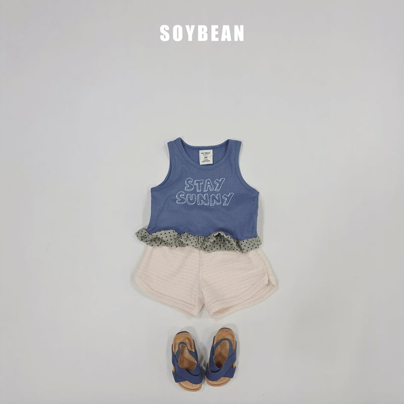 Soybean - Korean Children Fashion - #kidzfashiontrend - Dot Bubble Sleeveless Top - 5
