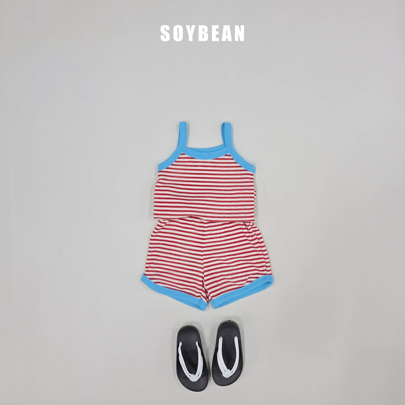 Soybean - Korean Children Fashion - #kidsstore - Windy Stripe Set - 4