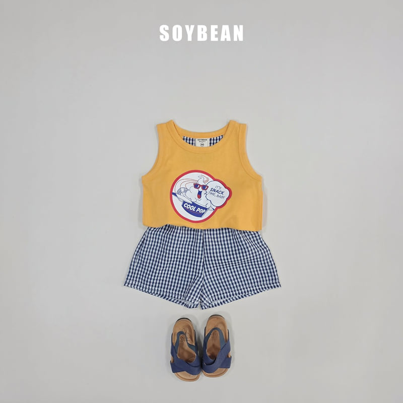 Soybean - Korean Children Fashion - #kidzfashiontrend - Cool Pop Check Set - 3