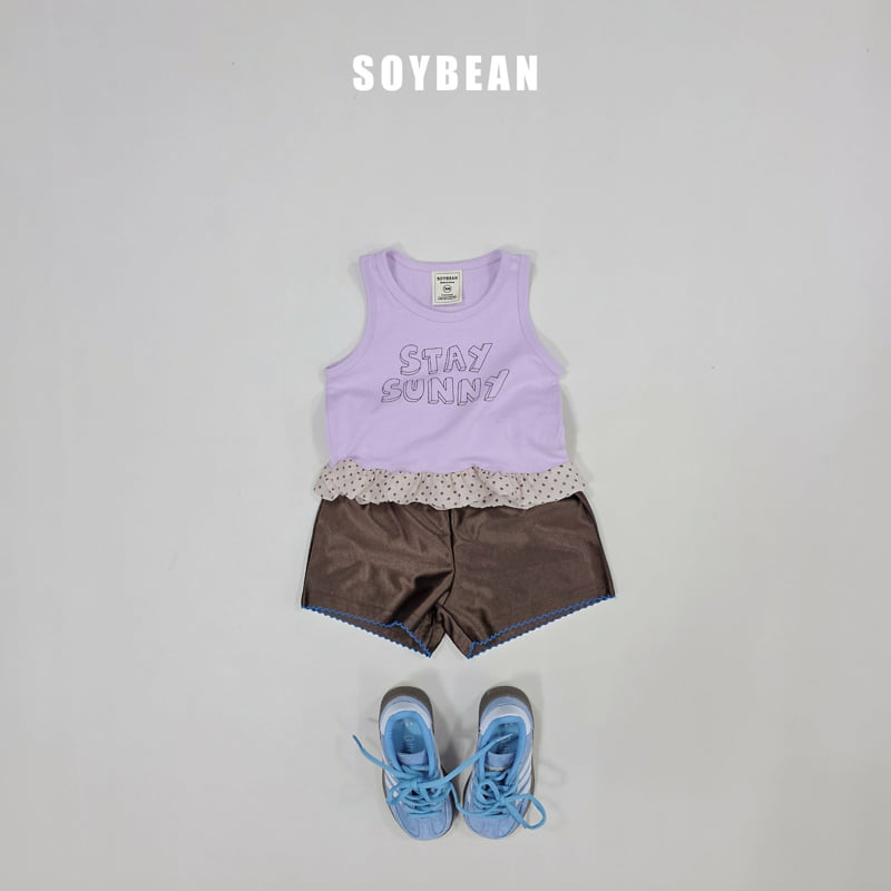 Soybean - Korean Children Fashion - #littlefashionista - Dot Bubble Sleeveless Top - 7