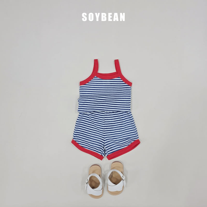 Soybean - Korean Children Fashion - #littlefashionista - Windy Stripe Set - 6