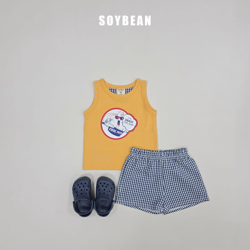 Soybean - Korean Children Fashion - #littlefashionista - Cool Pop Check Set - 5