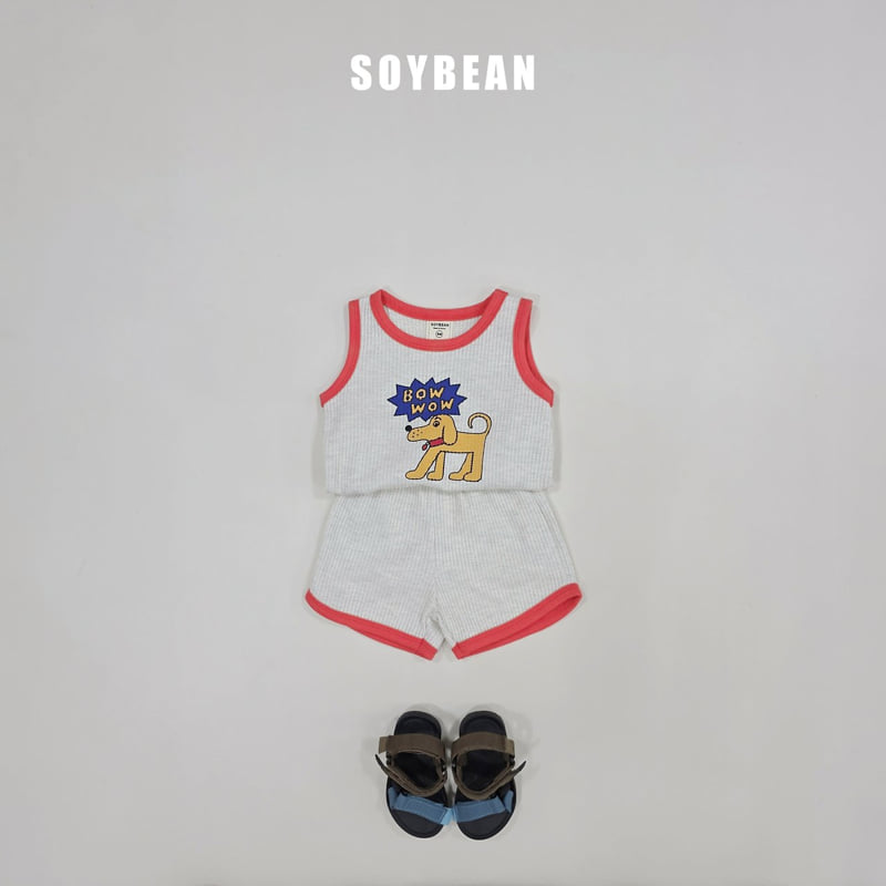 Soybean - Korean Children Fashion - #magicofchildhood - Bow Wow Waffle Set - 3
