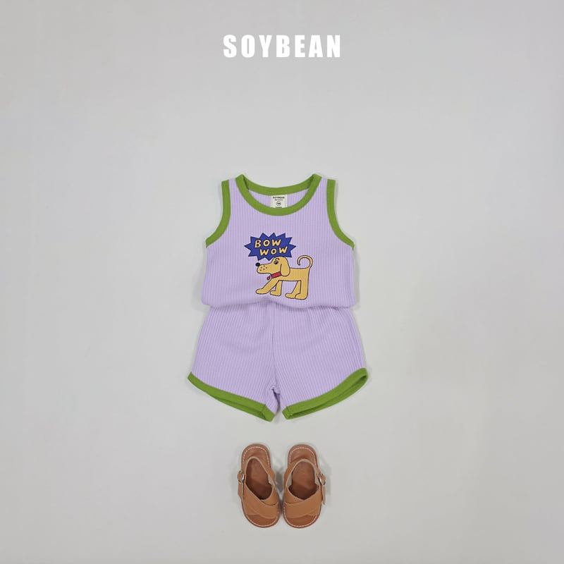 Soybean - Korean Children Fashion - #prettylittlegirls - Bow Wow Waffle Set - 5