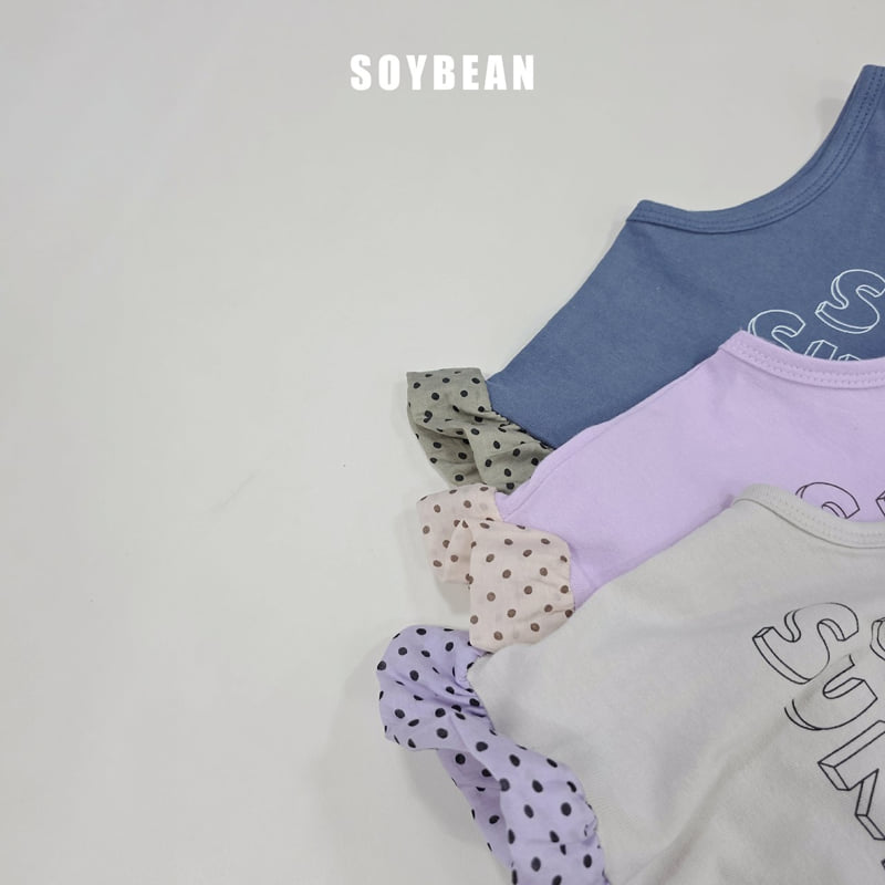 Soybean - Korean Children Fashion - #todddlerfashion - Dot Bubble Sleeveless Top - 11
