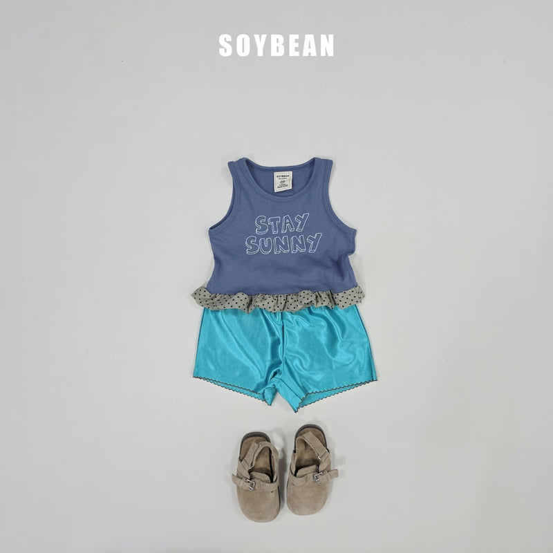 Soybean - Korean Children Fashion - #todddlerfashion - Glossy Jersey Shorts - 7