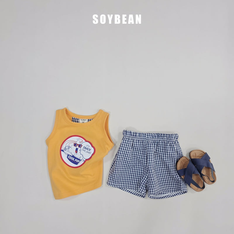 Soybean - Korean Children Fashion - #toddlerclothing - Cool Pop Check Set - 10