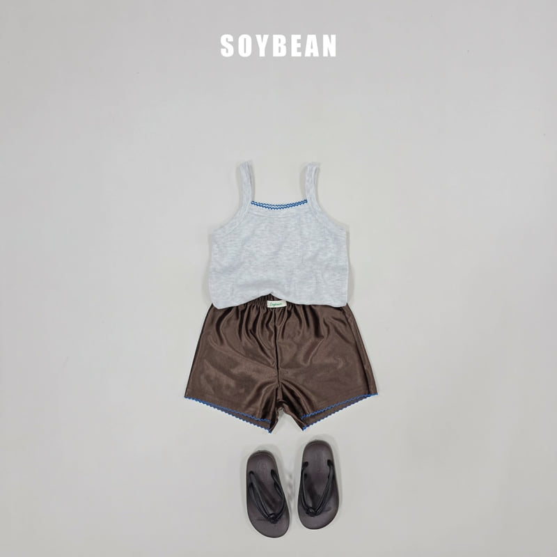 Soybean - Korean Children Fashion - #toddlerclothing - Glossy Jersey Shorts - 8