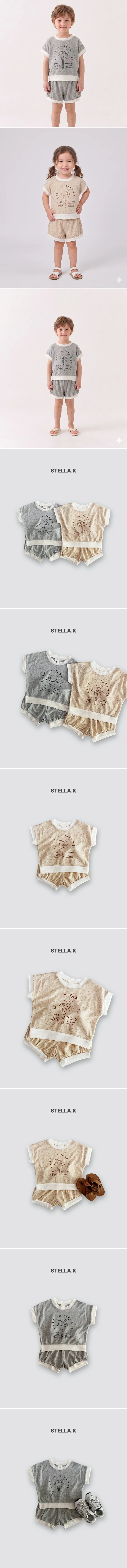 Stella & K - Korean Children Fashion - #childofig - Palm Tree Set