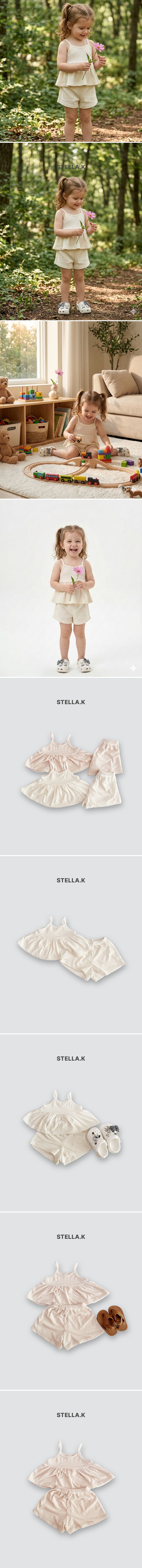 Stella & K - Korean Children Fashion - #childofig - Knit Sleeveless Set