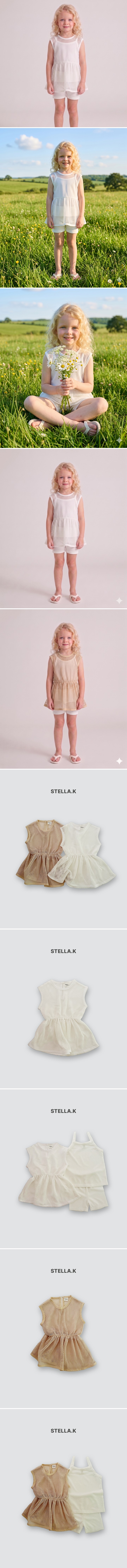 Stella & K - Korean Children Fashion - #designkidswear - Eyelet One-piece