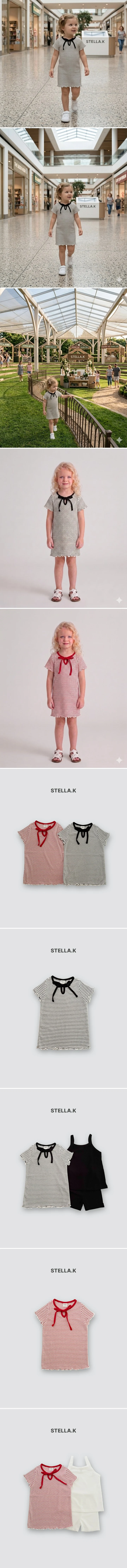 Stella & K - Korean Children Fashion - #discoveringself - Ribbon One-piece