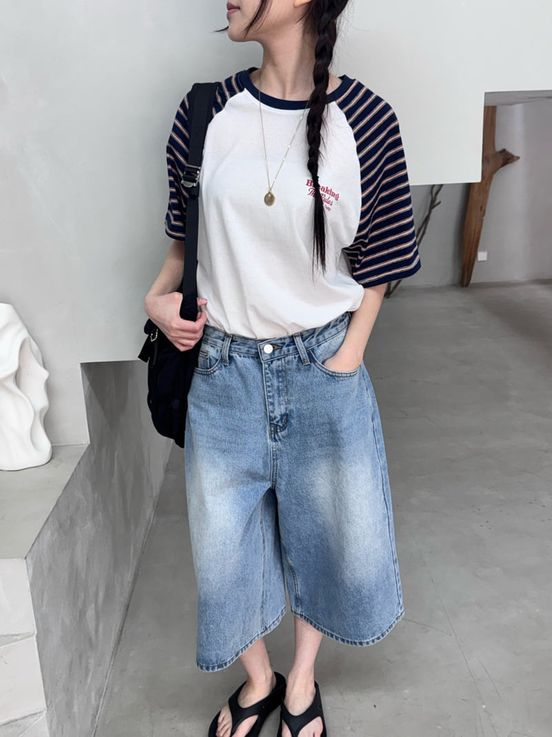 Theres - Korean Women Fashion - #momslook - Breaking Tee - 3