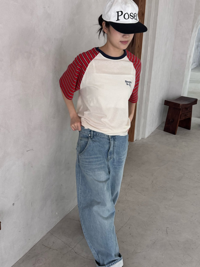Theres - Korean Women Fashion - #momslook - Breaking Tee - 7