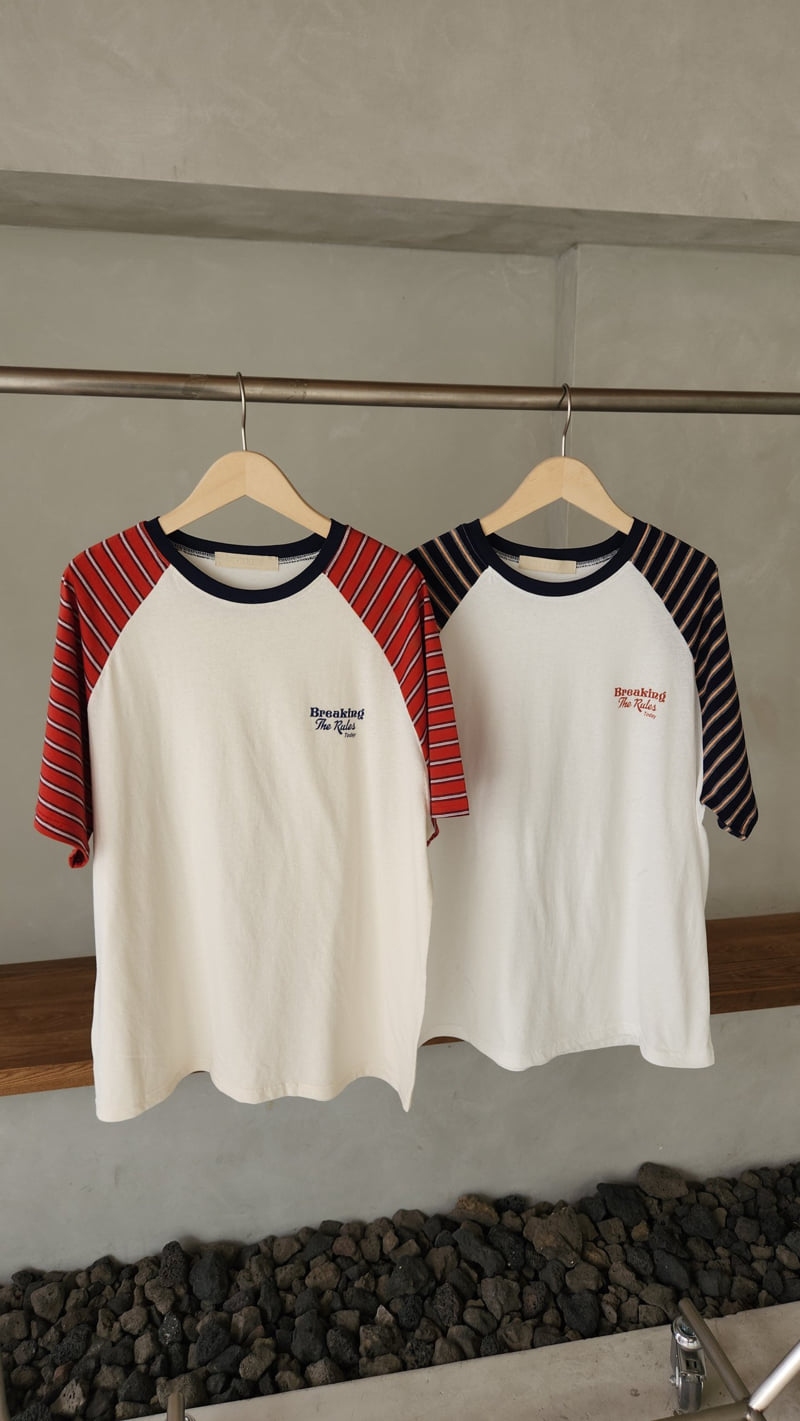 Theres - Korean Women Fashion - #momslook - Breaking Tee - 9