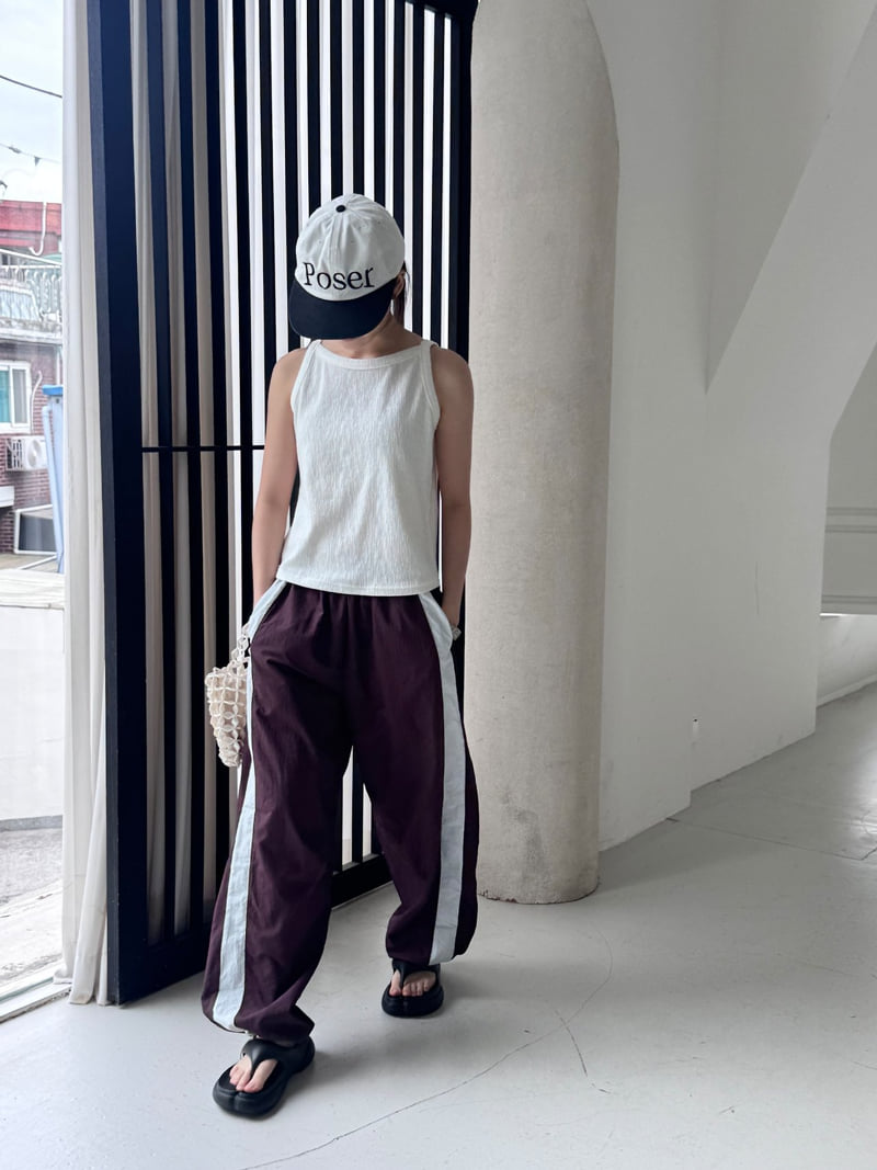 Theres - Korean Women Fashion - #momslook - Contrast Pants
