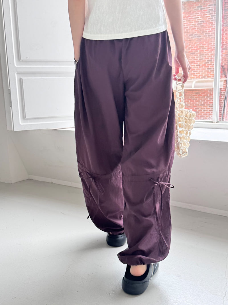 Theres - Korean Women Fashion - #momslook - Contrast Pants - 9