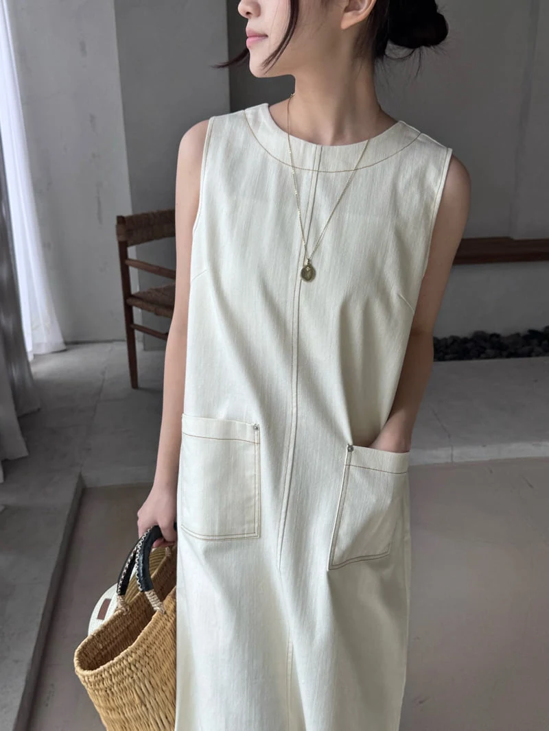 Theres - Korean Women Fashion - #womensfashion - Summer Denim One-piece - 3