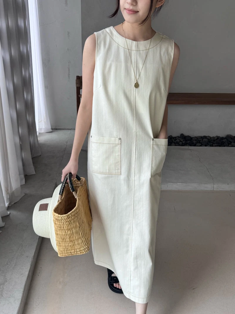 Theres - Korean Women Fashion - #womensfashion - Summer Denim One-piece - 5