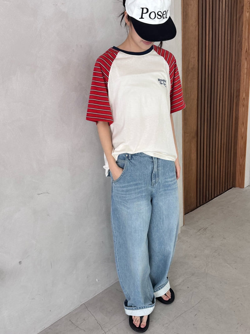 Theres - Korean Women Fashion - #womensfashion - Breaking Tee - 6