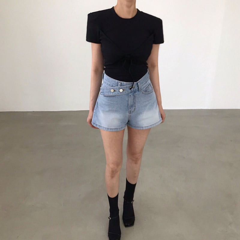 Twomoon - Korean Women Fashion - #womensfashion - Margaret Crop Tee - 4
