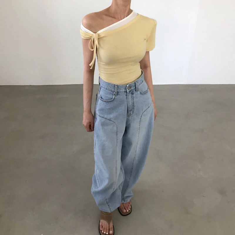 Twomoon - Korean Women Fashion - #momslook - Melodian Sleeveless Top - 3