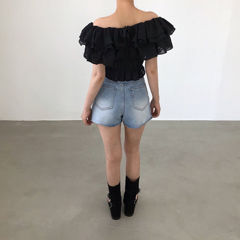 Twomoon - Korean Women Fashion - #momslook - Romance Frill Blouse - 6
