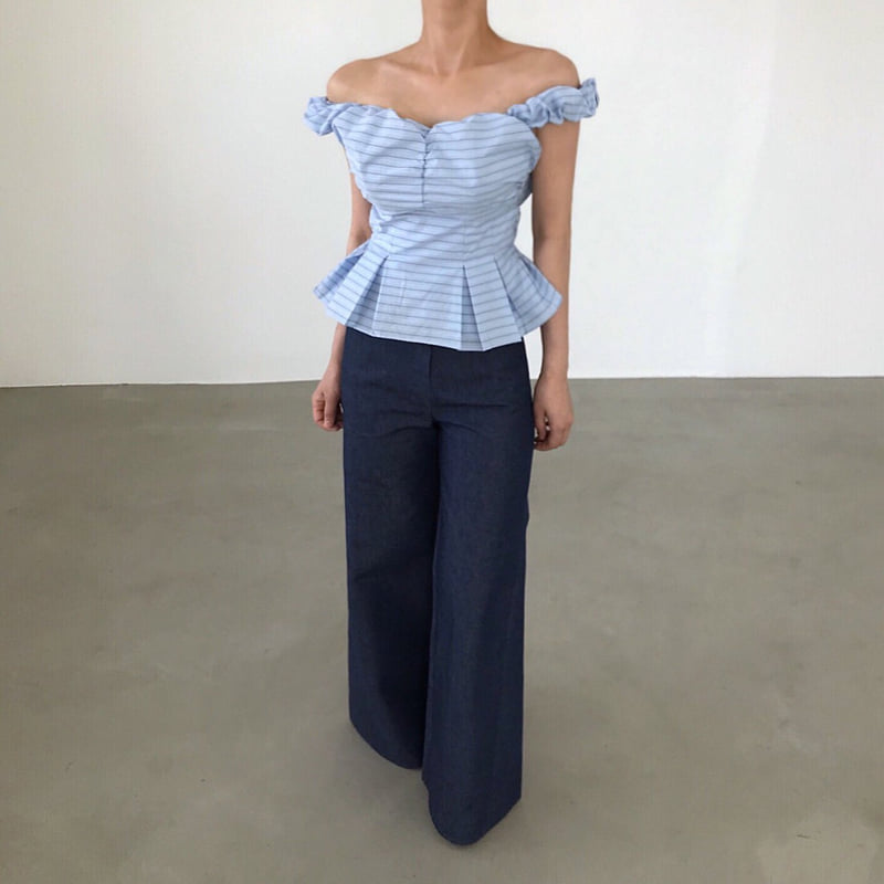 Twomoon - Korean Women Fashion - #pursuepretty - Zendaya Pumpkin Blouse - 3