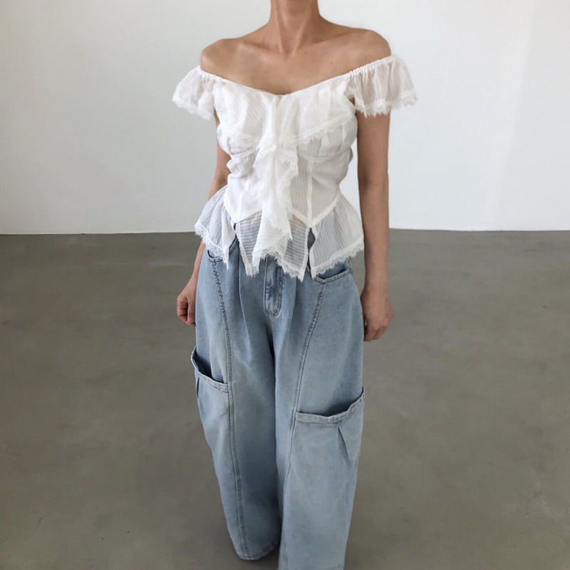 Twomoon - Korean Women Fashion - #pursuepretty - Vanessa Lace Blouse