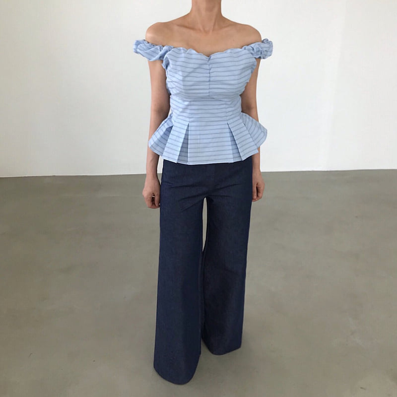 Twomoon - Korean Women Fashion - #pursuepretty - Zendaya Pumpkin Blouse - 4
