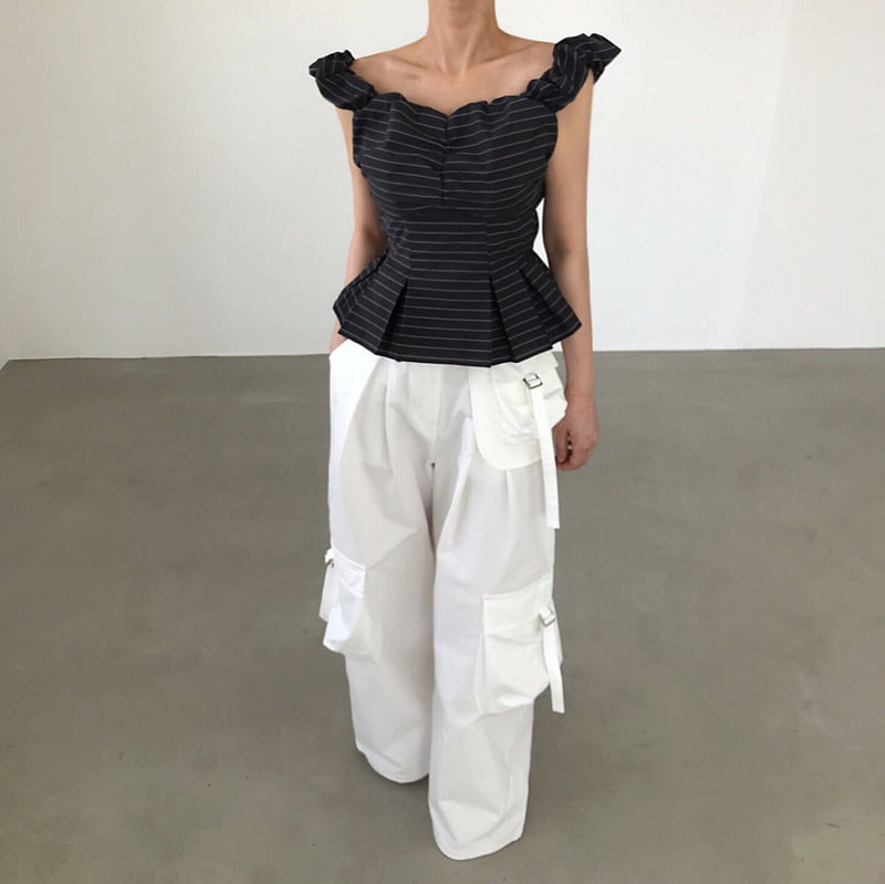 Twomoon - Korean Women Fashion - #romanticstyle - Zendaya Pumpkin Blouse - 5