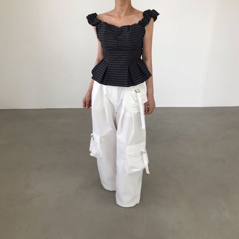Twomoon - Korean Women Fashion - #shopsmall - Zendaya Pumpkin Blouse - 6