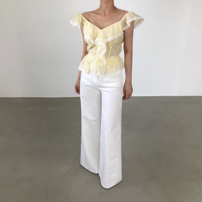 Twomoon - Korean Women Fashion - #thatsdarling - Vanessa Lace Blouse - 5