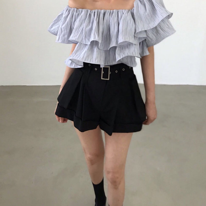 Twomoon - Korean Women Fashion - #thatsdarling - Pumpkin Syrup Shorts - 3