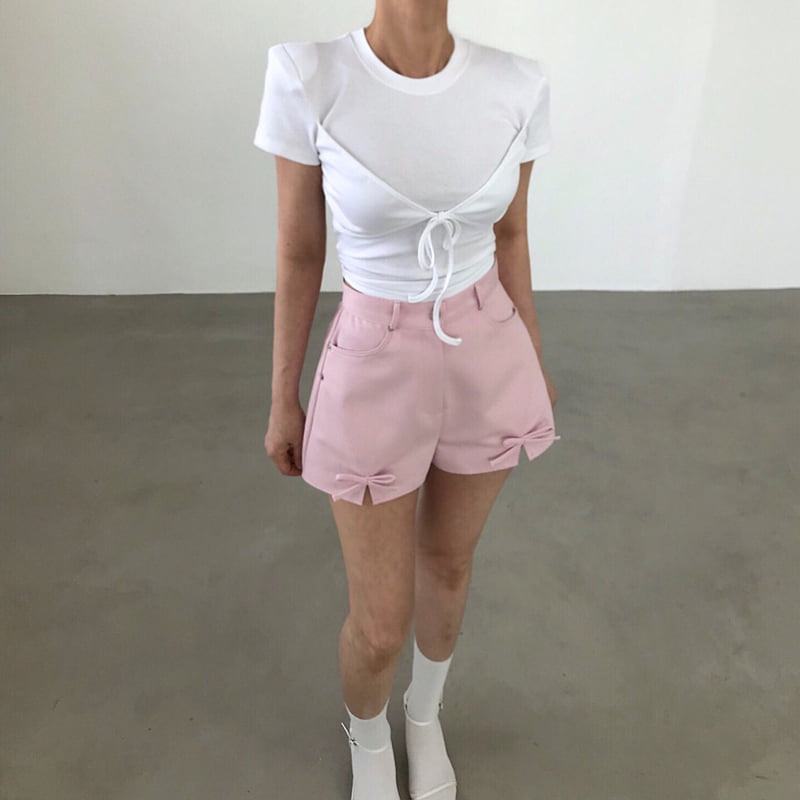 Twomoon - Korean Women Fashion - #thelittlethings - Margaret Crop Tee