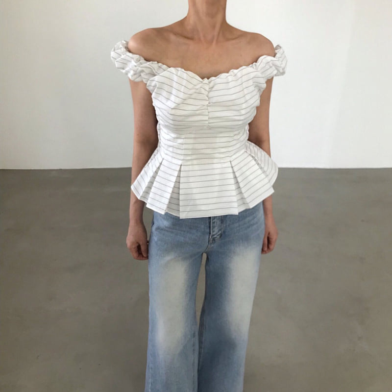 Twomoon - Korean Women Fashion - #vintageinspired - Zendaya Pumpkin Blouse