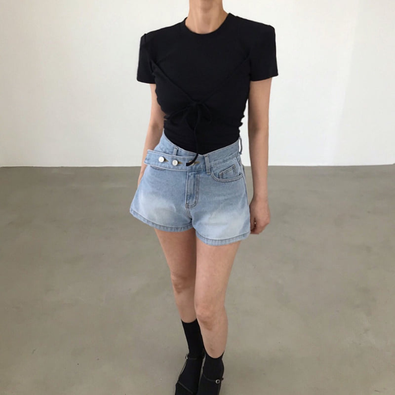 Twomoon - Korean Women Fashion - #womensfashion - Margaret Crop Tee - 3