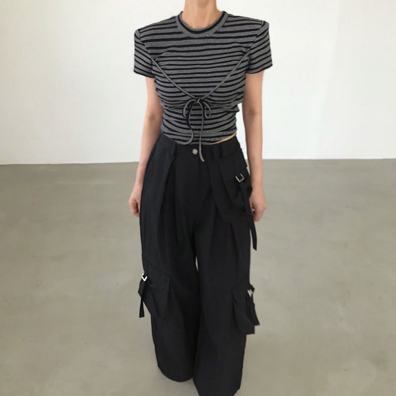 Twomoon - Korean Women Fashion - #womensfashion - Margaret Crop Tee - 7