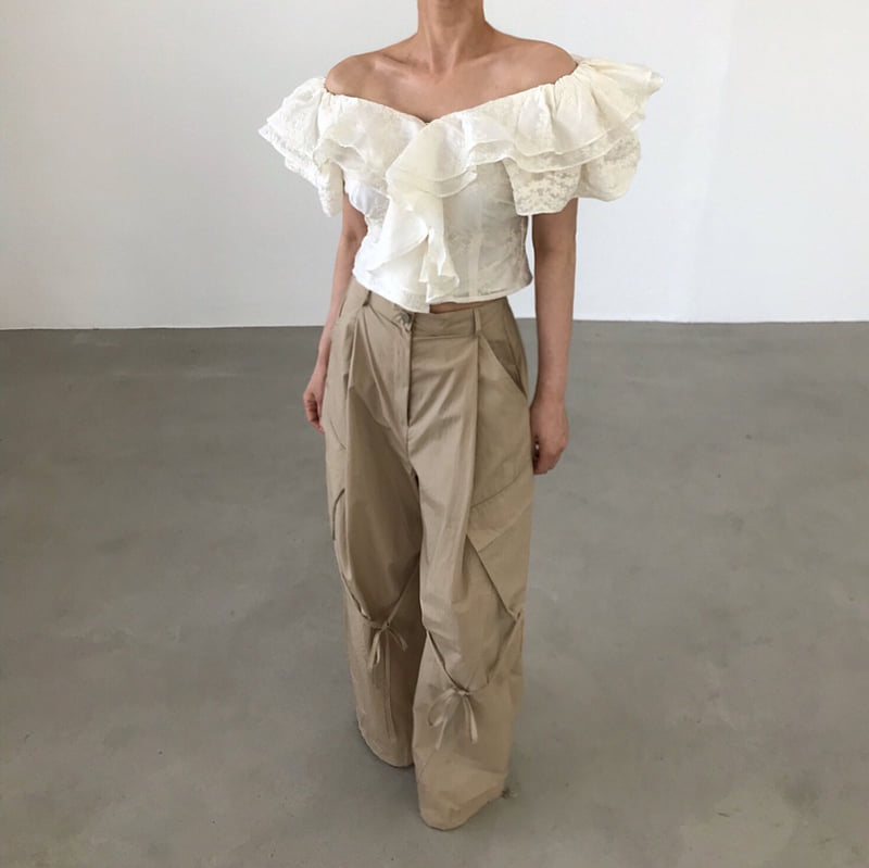 Twomoon - Korean Women Fashion - #womensfashion - Romance Frill Blouse - 3