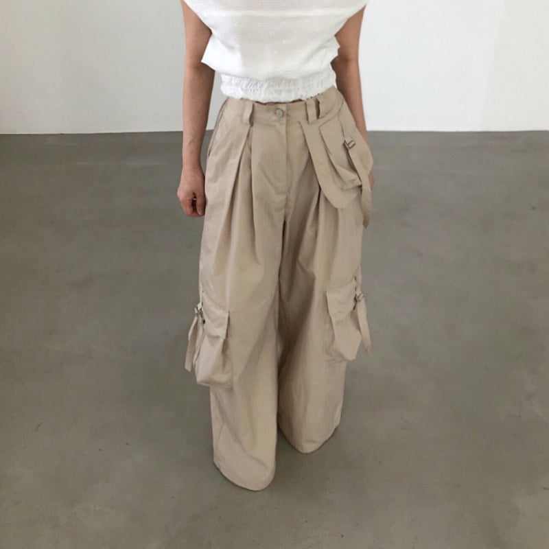 Twomoon - Korean Women Fashion - #womensfashion - Almond Pocket Pants - 7